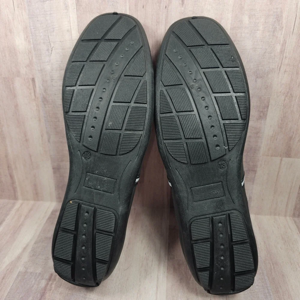 Tim Evans England Mens Loafers Black Brown Driving Shoes Moc Toe Slip On Sz 13